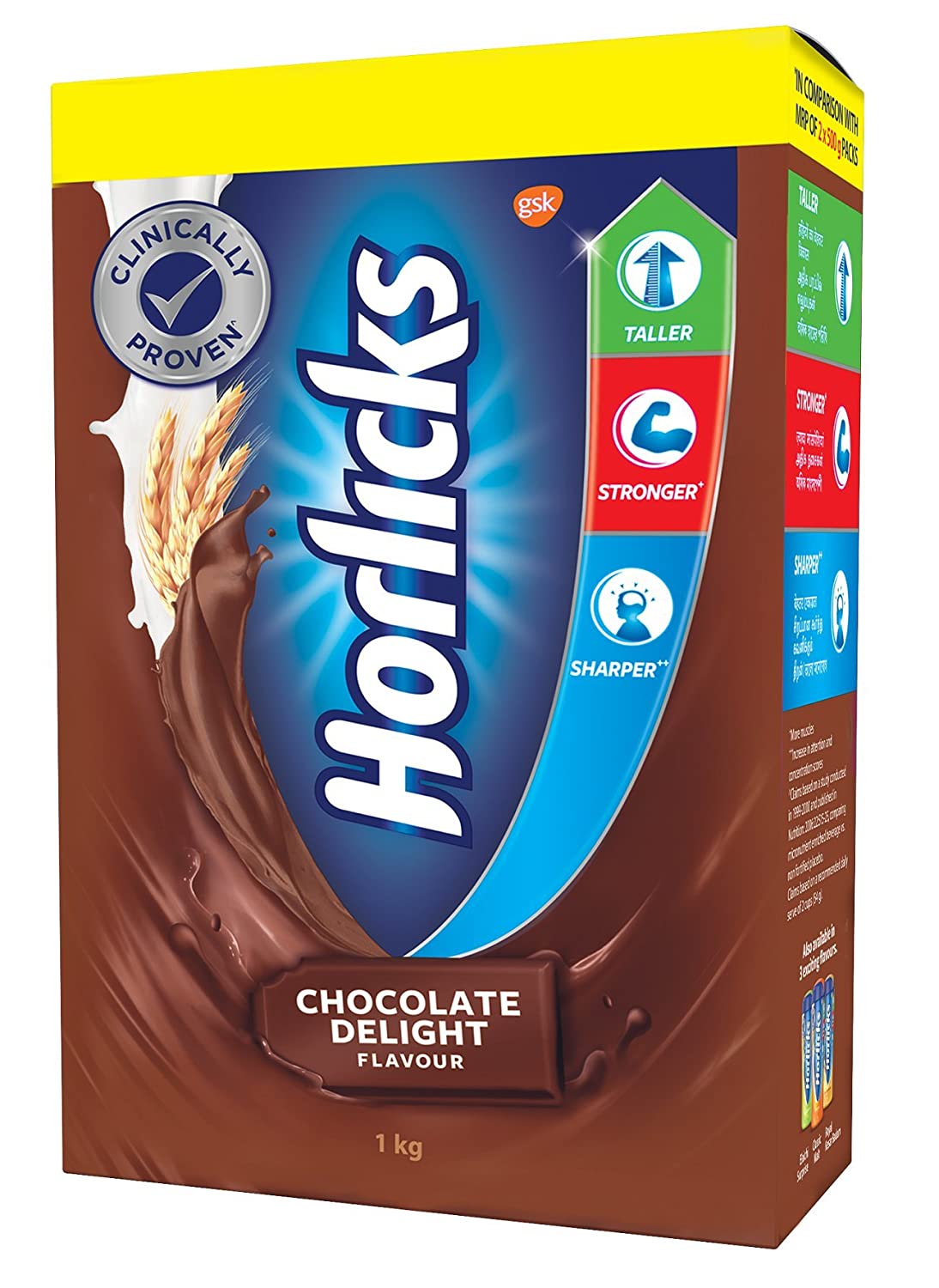 Horlicks Chocolate Delight Health Drink Refill : 1 kg