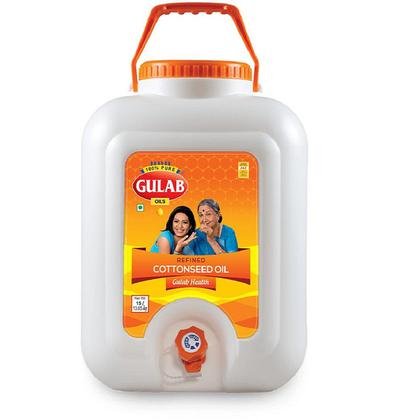 Gulab Health Refined Cotton Seed Oil 15 kg, JAR