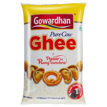 Gowardhan Pure Cow Ghee 1 L (Pouch)