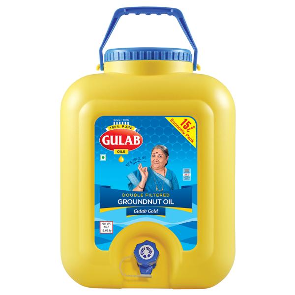 Gulab Filtered Groundnut Oil 15 kg