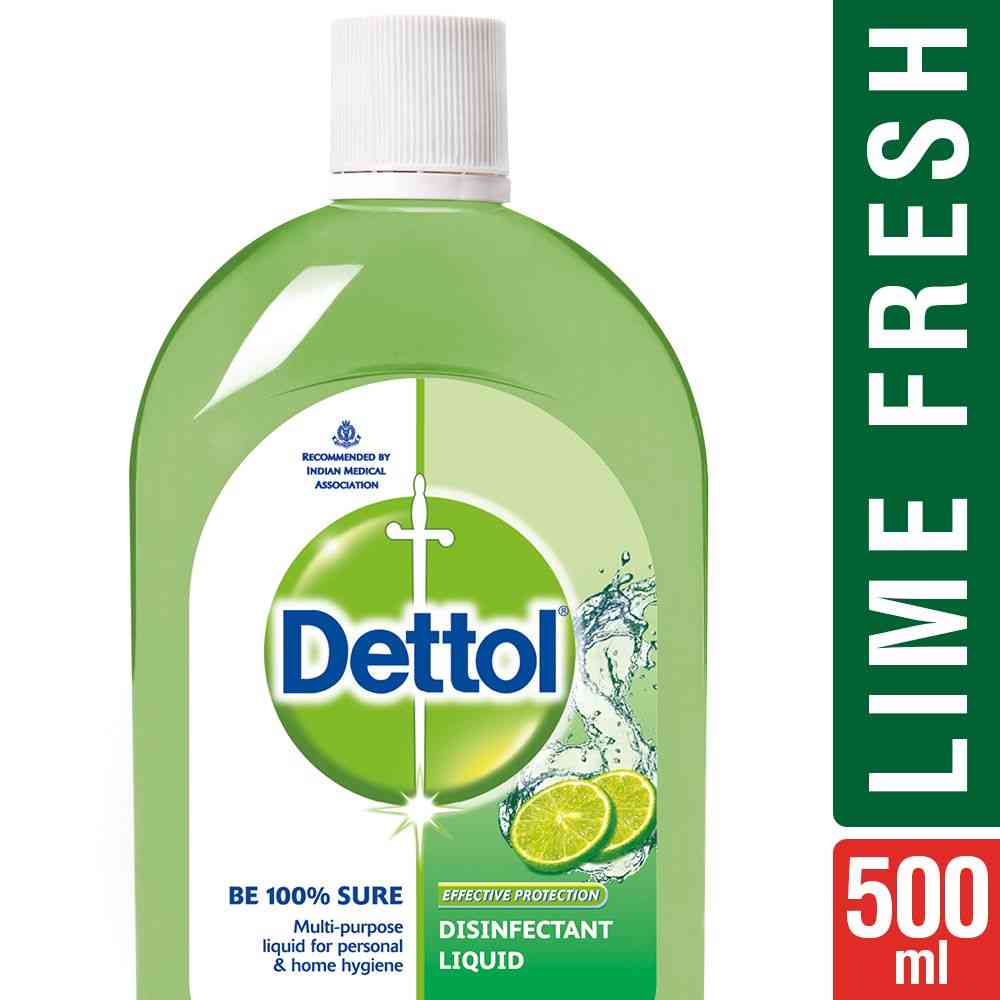 Dettol Liquid Lime Fresh Disinfectant, 500 ml