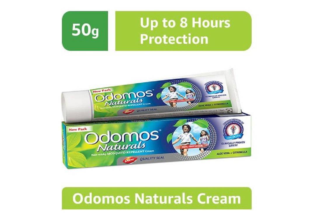 Odomos Naturals Mosquito Repellent Cream with Aloe Vera + Citronella 25 g