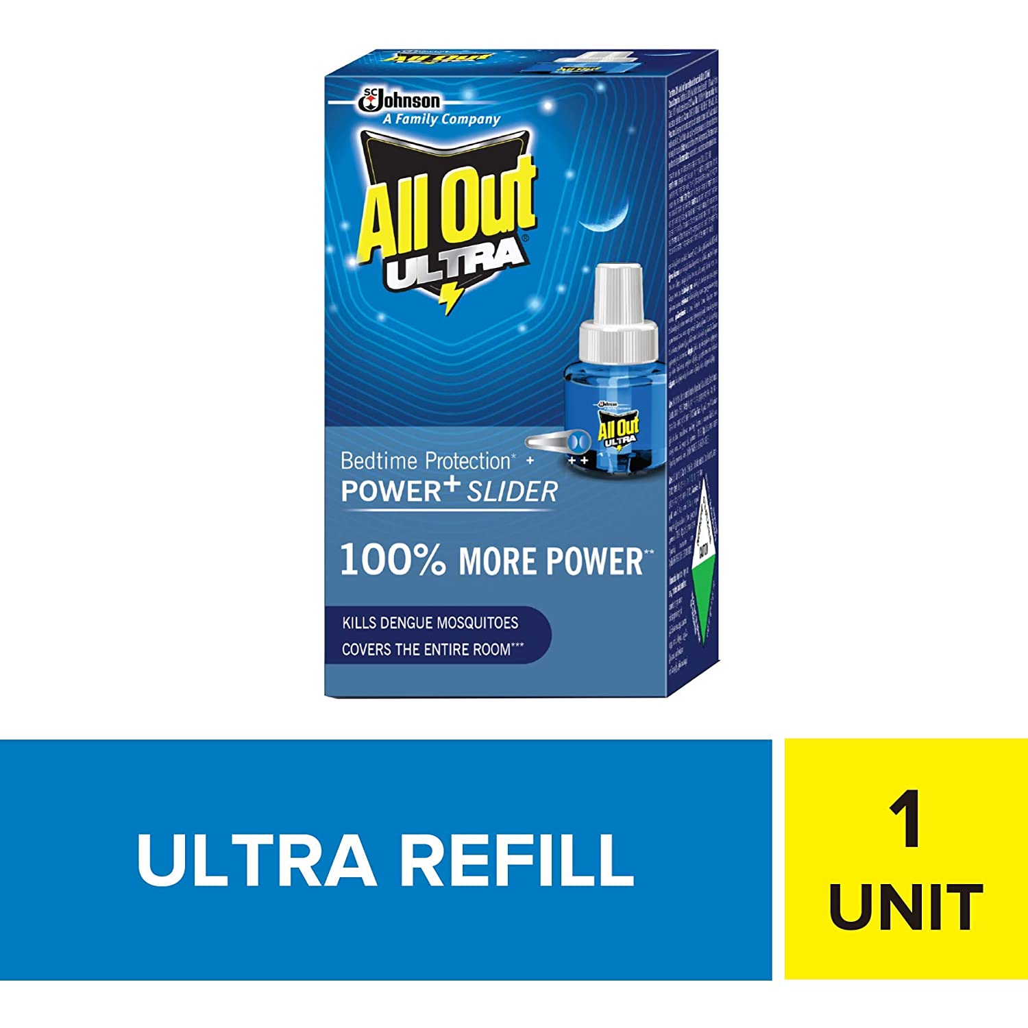 All Out Ultra Power+ Slider Mosquito Repellent Refill 45 ml