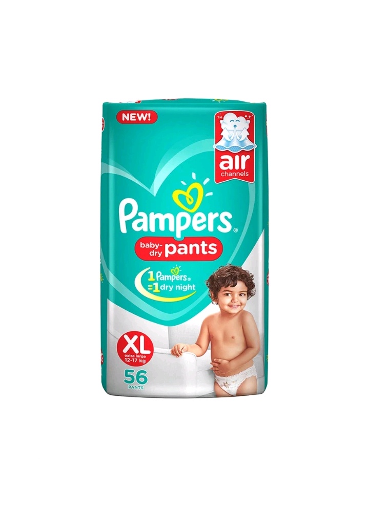 Pampers Baby Dry pant Diaper (XL) Pack of 56 Unit