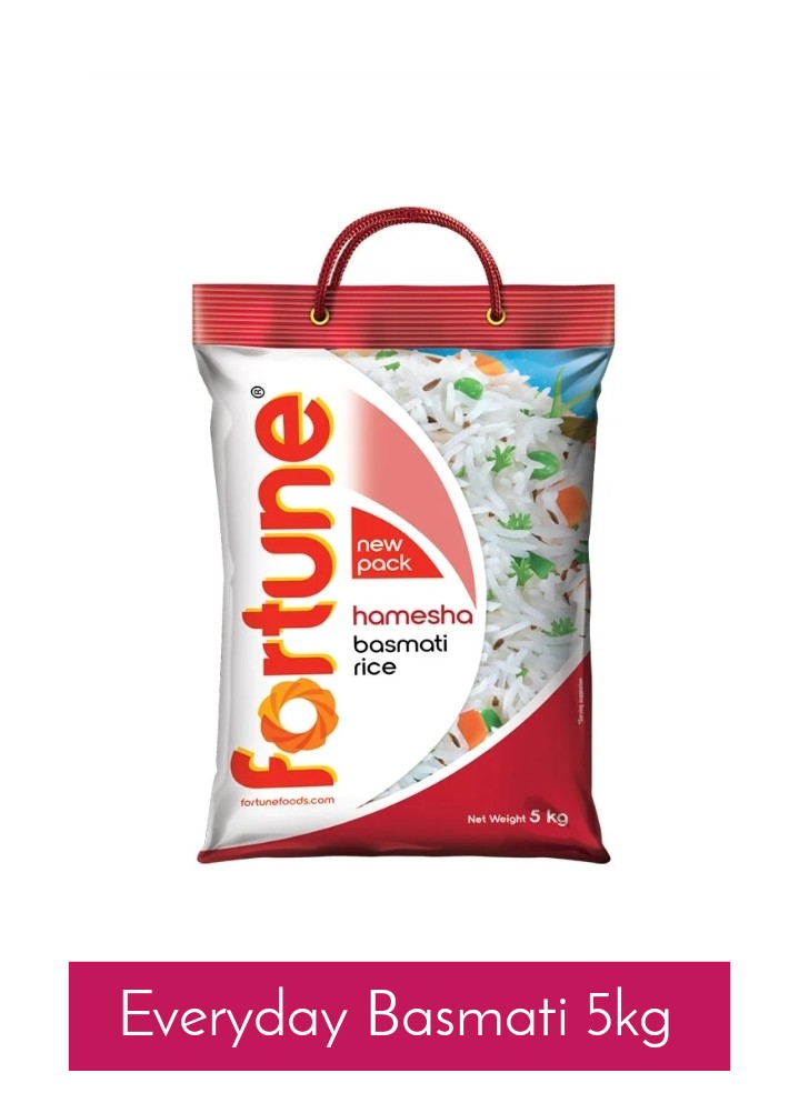 FORTUNE EVERYDAY HAMESHA BASMATI RICE 5KG