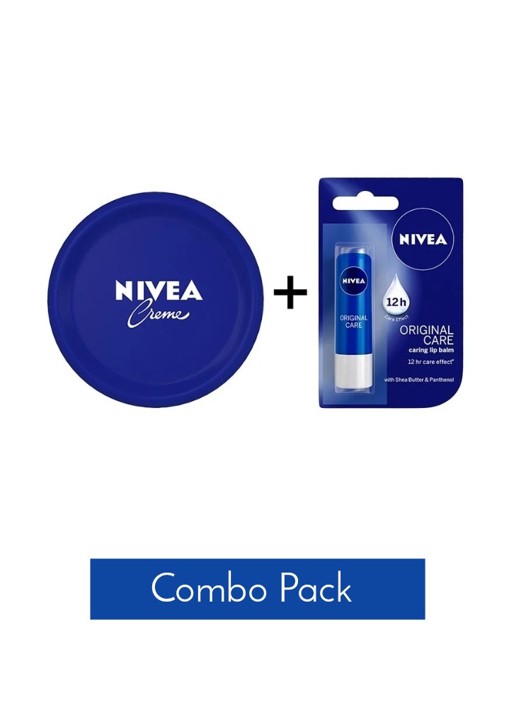 NIVEA FACE CREAM WITH FREE NIVEA ESSENTIAL CARE LIP BALM