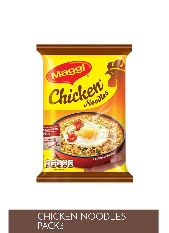 MAGGI CHICKEN NOODLES PACK OF 3   3*71gm