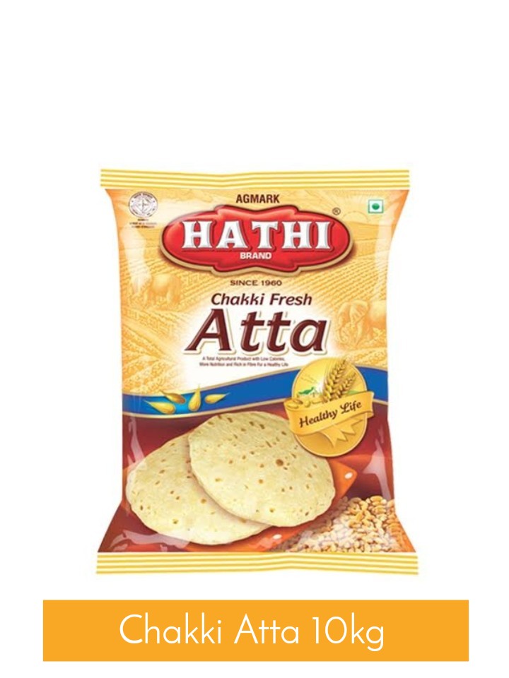 Hathi Chakki fresh Atta 10kg